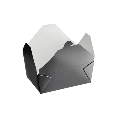 Take-Out Paper Container - Black