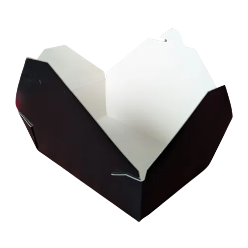 Take-Out Paper Container - Black