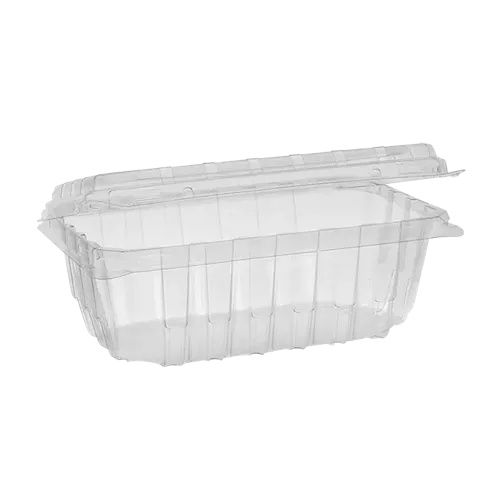 18 oz Blueberry APET Clamshell Container