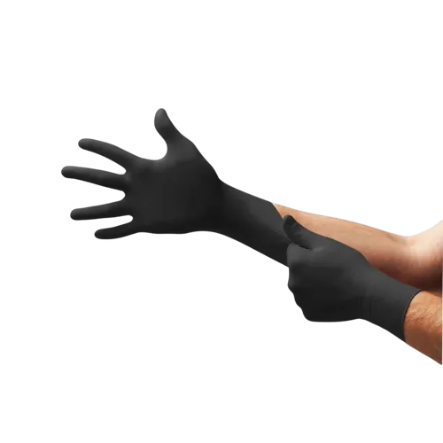 Black Nitrile Gloves - Industrial