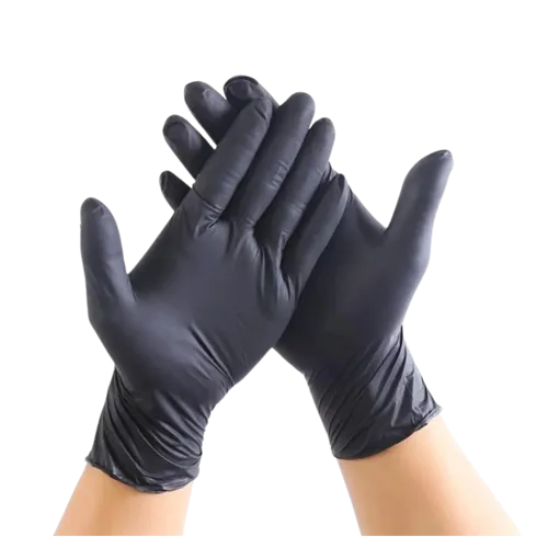 Black Nitrile Gloves - Food Grade