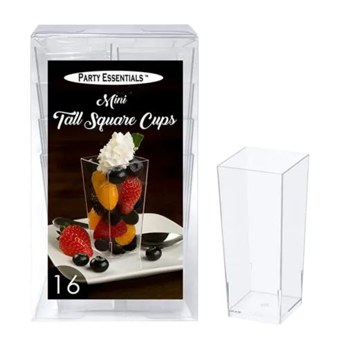 Mini Tall Square Cups