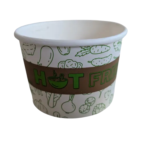 Printed  Paper Soup Cup