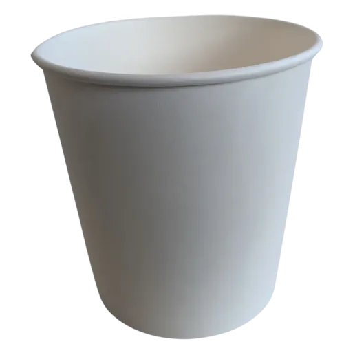 White Paper Soup Cup