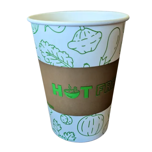 Printed  Paper Soup Cup